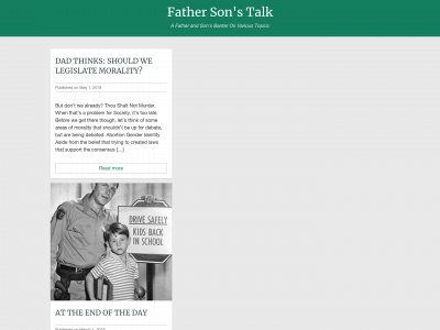 fathersonstalk.com snapshot