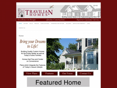 travilianhomes.com snapshot