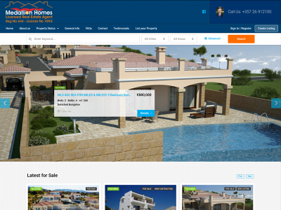 medallionhomescyprus.com snapshot
