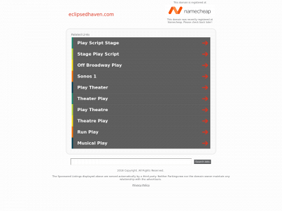 eclipsedhaven.com snapshot