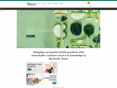 rockwallnutrition.com snapshot