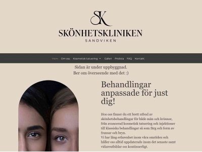 skonhetsklinikensandviken.com snapshot