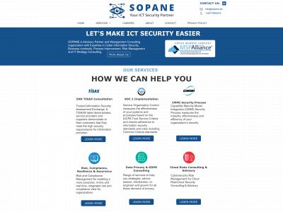 sopane.be snapshot