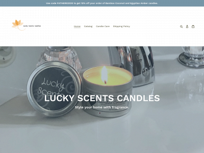 luckyscentscandles.com snapshot