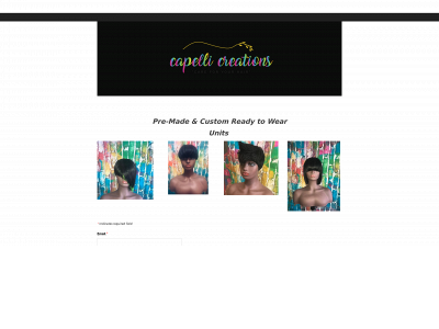 www.capellicreations.com snapshot