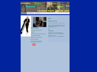 kajudengaard-musik.dk snapshot