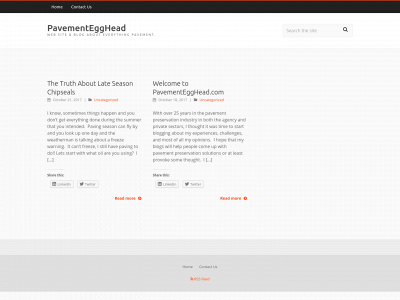 pavementegghead.com snapshot
