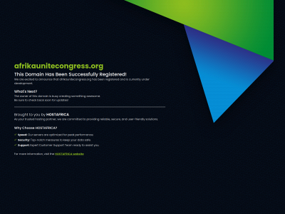 afrikaunitecongress.org snapshot