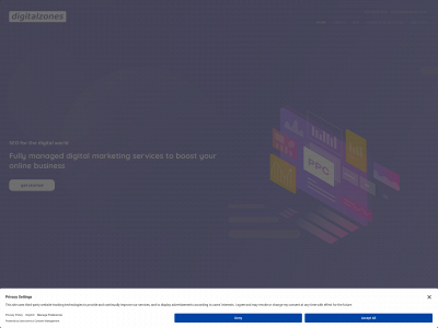 digitalzones.co.uk snapshot