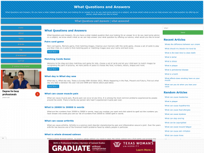 whatanswered.com snapshot