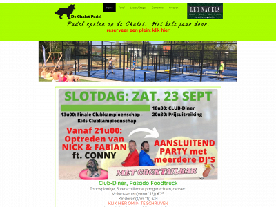dechaletpadel.be snapshot