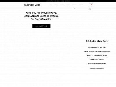 sayitwithagift.ca snapshot