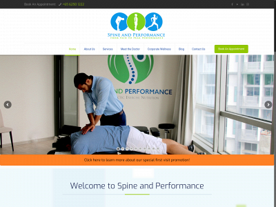 spineandperformance.com snapshot