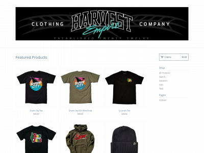 theharvestempire.com snapshot