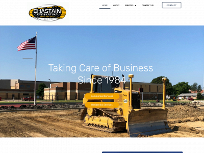 chastainexcavating.com snapshot