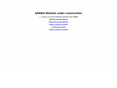 aaknet.org snapshot