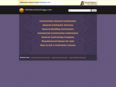 infinitecontractingga.com snapshot