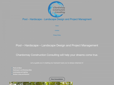 chardonnayconstruction.com snapshot
