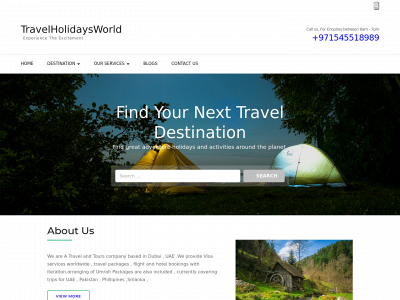 travelholidaysworld.com snapshot