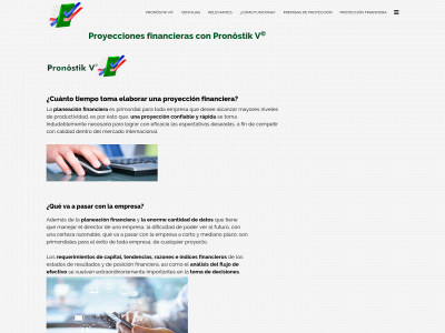 proyeccionesfinancierasenlinea.com snapshot
