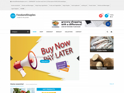 foodandstaples.com snapshot