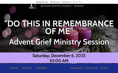 bethany-newark.org snapshot