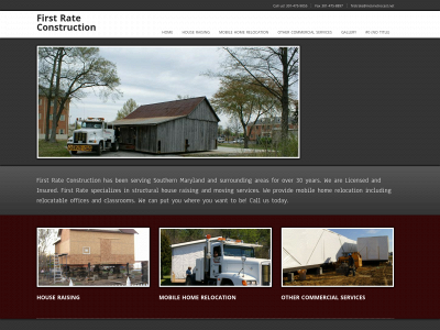 firstrate-construction.com snapshot