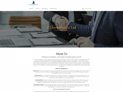 cjinvestments.co.uk snapshot