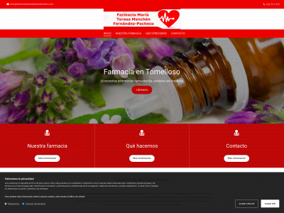 www.farmaciamariateresamenchen.com snapshot