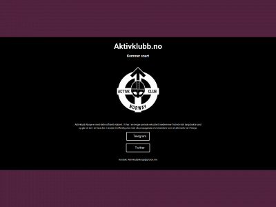 aktivklubb.no snapshot