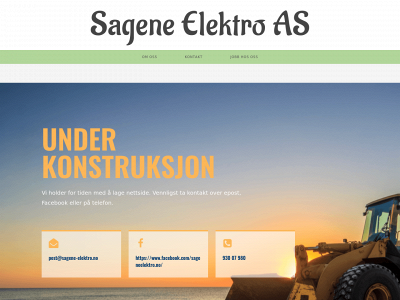 sagene-elektro.no snapshot