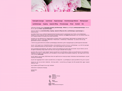 sydkystensmassage.dk snapshot