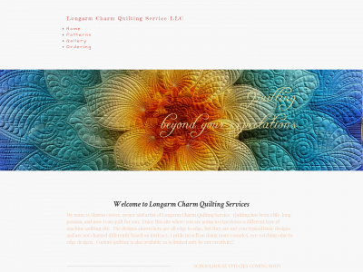 longarmcharmquiltingservice.com snapshot