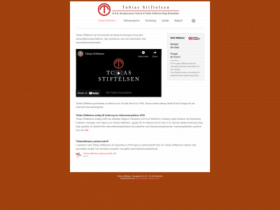 tobiasstiftelsen.com snapshot