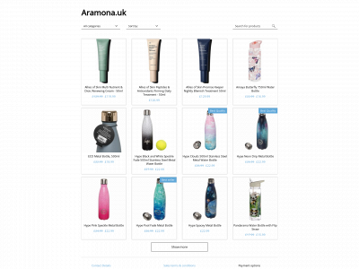 aramona.co.uk snapshot