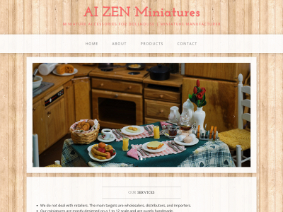 aizen-miniatures.com snapshot