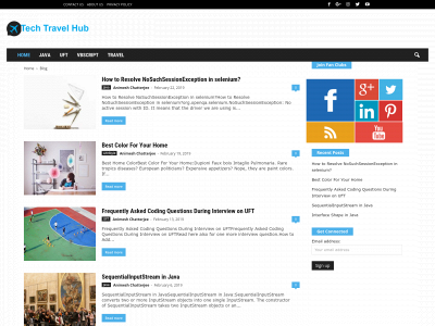 techtravelhub.com snapshot