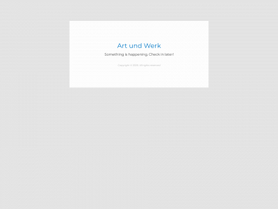 artundwerk.de snapshot