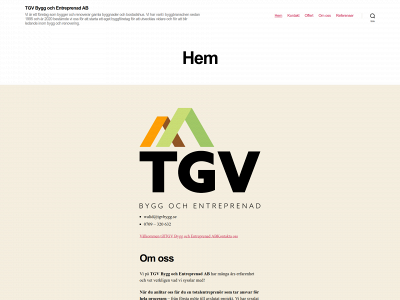 tgvbygg.se snapshot