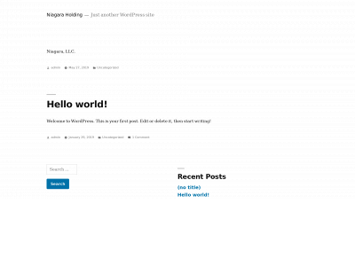 niagaraholding.com snapshot