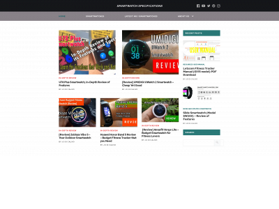smartwatchspecifications.com snapshot