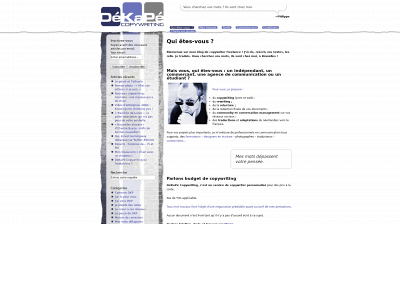 dekapecopywriting.be snapshot
