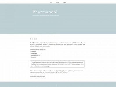 pharmapool.se snapshot