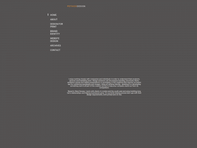 pethickdesign.com snapshot