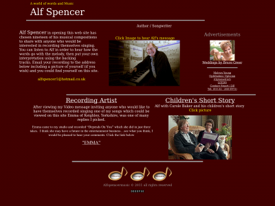 alfspencermusic.co.uk snapshot