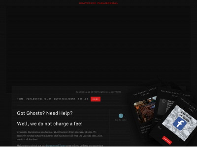 gravesideparanormal.com snapshot