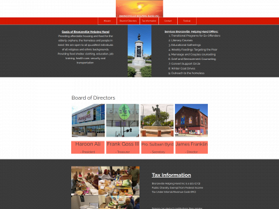 bronzevillehelpinghandinc.com snapshot