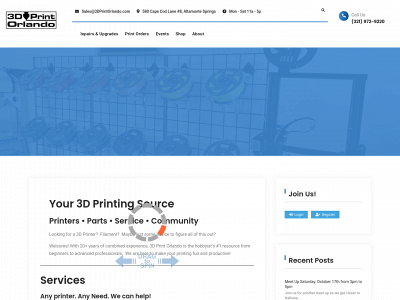 3dprintorlando.com snapshot