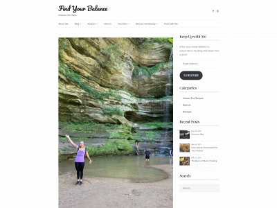 findingbalancewithinthechaos.org snapshot