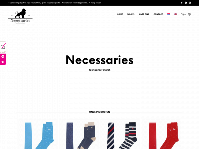necessaries.nl snapshot